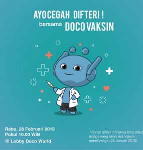 Ayo Cegah Difteri Dengan Doco Vaksin!(Part 2) 2 Ayo Cegah Difteri Dengan Doco Vaksin!(Part 2) 2