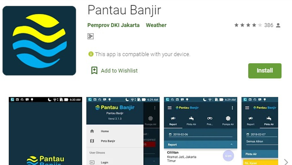 Jangan Sampai Kebanjiran, Pantau Situasi dengan Aplikasi ini